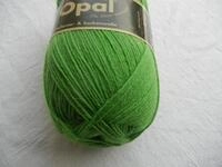 Opal uni 4-fach - 1990 grasgr&uuml;n - 100g Sockenwolle