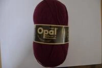 100g Sockenwolle Opal uni - Fb. Dunkelbraun - Fb.-Nr. 5192