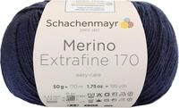 Schachenmayr Merino Extrafine 170 9807551-00050 marine Handstrickgarn, Schurwolle