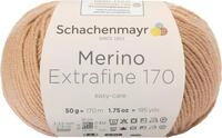 Schachenmayr Merino Extrafine 170 9807551-00005 kamel Handstrickgarn, Schurwolle