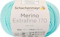 Schachenmayr Handstrickgarne Merino Extrafine 170, 50G Mint, 10 x 10 x 7 cm,