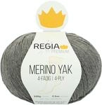 REGIA Premium Merino Yak 9801630-07511 kiesel meliert Handstrickgarn, Sockengarn,