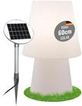 8 seasons design Solar Tischlampe 60 cm No.1 (Wei&szlig;) LED warmwei&szlig;,...