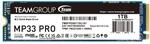 TEAMGROUP MP33 PRO 1TB M.2 PCIe 2280 NVMe 1.3 interne SSD, bis zu 2100 MB/s...