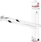 tesa DELUXXE Bad Handtuchhalter, 2-armig, verchromt - rostfrei, zur Wandbefestigung