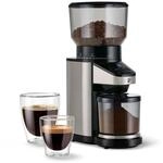 Tchibo elektrische Kaffeem&uuml;hle, eingebaute Waage, Edelstahlmahlwerk, Kegelmahlwerk