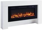 Elektrokamin BALDERIA Zeus - Elektrischer Standkkamin mit 3D-Flammeneffekt, Elektro
