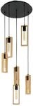 EGLO Pendellampe Littleton 6 flammige Vintage | Pendelleuchte im Industrial Design,