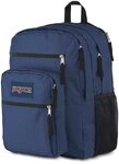 JANSPORT BIG STUDENT Gro&szlig;er Rucksack, 15 Inch Laptop Laptopfach, Navy (Blau)