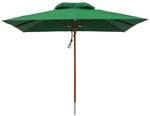 anndora&reg; Sonnenschirm Gartenschirm Marktschirm 3 x 3 m eckig quadratisch