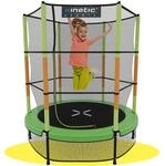 KINETIC SPORTS Kinder Trampolin Jumper 140 cm - Inklusive Gummiseil Federung,