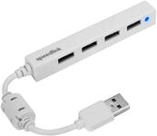 Speedlink SNAPPY Slim USB Hub - Passiver 4-Port USB Hub 2.0 - bis zu 480 Mbit/s, 4 x