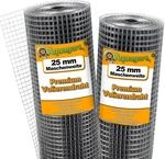 Aquagart&reg; Volierendraht Hasendraht 50m x 1m, Drahtgitter Maschenweite 25mm,