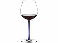 Riedel Fatto A Mano Old World Pinot Noir Weinglas, Blau