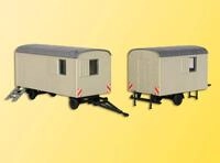 Viessmann 10278 - H0 Bauwagen, 2 St&uuml;ck
