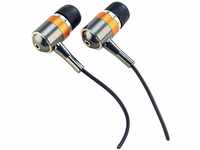 auvisio Kopfhörer In Ear: Stereo-Ohrhörer Bass Tube 3,5 mm Klinke (in Ear