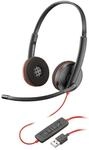 Plantronics Stereo-USB-Headset 'Blackwire C3220', Schwarz