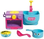 Toomies Bubble & Bake Badewannen K&uuml;che, Baby Badespielzeug, Wasserspielzeug,