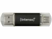 Intenso Twist Line 128 GB, Dual USB-Stick 3.2 Gen 1x1, USB-C und USB-A, 70MB/s,