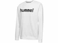 Hummel Herren Hmlgo Kids Cotton Logo Sweatshirt, White, 116 EU