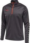 hummel Jungen Sweatshirt Hmlauthentic Kids Half Zip Sweatshirt, Asphalt, 152,