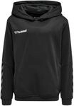 hummel Jungen Hoodie Hmlauthentic Kids Poly Hoodie, Black/White, 116, 204931-2114-116