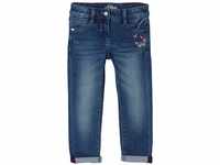 s.Oliver Mädchen Jeans mit Stickerei blue 116.SLIM