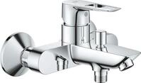 Grohe Wannen-Einhebelmischer BauLoop 1/2", Wandmontage, chrom