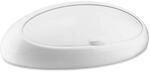 Alessi ASG22 W Gnam - Brotkasten aus thermoplastischem Harz, wei&szlig;