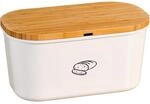 Kesper 58080 Brotbox, Melamin, wei&szlig;, 37 x 21.5 x 18.5 cm