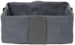 blomus Brotkorb -DESA- | Stahl pulverbeschichtet/100% Baumwolle | Magnet | Gr&ouml;&szlig;e L