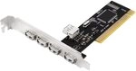LogiLink USB 2.0 PCI-Schnittstellenkarte mit 4X externen Ports & 1x internen Port LogiLink USB 2.0 PCI-Schnittstellenkarte mit 4X externen Ports & 1x internen Port