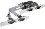 InLine 76623C Schnittstellenkarte, 4x Seriell 9-pol, PCIe (PCI-Express)