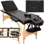 tectake&reg; Mobile Massageliege 3 Zonen, h&ouml;henverstellbar, klappbar, Zubeh&ouml;r