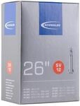 Schwalbe Schlauch SV 12, 26 x 1 1/8 Zoll, 1432630000, Schwarz