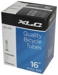 XLC 144367 Fahrradschlauch 16 x1.75/2.125 47/62-305 AV 33 mm, 2508160200, Schwarz