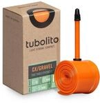 Tubo-Schlauch &ndash; CX/Gravel &ndash; 700c/28 Zoll &ndash; 60-mm-Ventil &ndash; Orange, 32-50