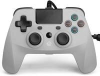 snakebyte GAMEPAD 4S - grau - kabelgebundener Controller kompatibel mit PlayStation 4