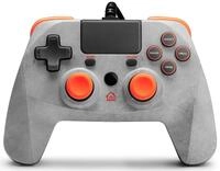 snakebyte GAMEPAD 4S - grau / orange - kabelgebundener Controller kompatibel mit