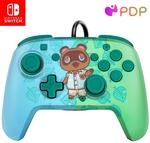 PDP Gaming Faceoff Deluxe+ verkabelt Switch Pro Controller - Animal Crossing -...