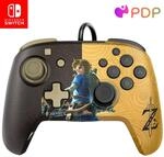 PDP Gaming Faceoff Deluxe+ verkabelt Switch Pro Controller - Zelda Breath of...