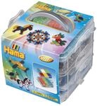 Hama Perlen 6701 Set in der Box mit ca. 6.000 bunten Midi B&uuml;gelperlen mit