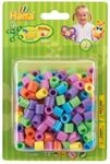 Hama Perlen 8521 B&uuml;gelperlen Packung mit ca. 250 bunten Maxi Bastelperlen mit