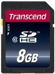 Transcend 8GB SDHC Speicherkarte Ultimate Class 10 (20MB/s)