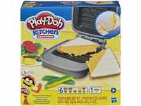 Play-Doh Kitchen Creations Sandwichmaker Set für Kinder ab 3 Jahren Elastix...