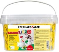 Eberhard Faber 570103 - Modelliermasse lufttrocknend wei&szlig;, 3 kg EFA Plast Kids