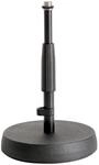 K&M 23325 Tischstativ Schwarz &ndash; 21,7 - 34,7 cm H&ouml;he &ndash; 3/8 Gewindeanschluss &ndash;