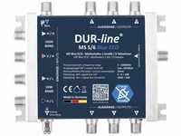 DUR-line MS 5/6 Blue eco Stromspar Multischalter - für 6 SAT Teilnehmer/TV -...