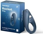 Satisfyer Rocket Penis-Ring | Silikon Vibrator Cockring mit 10 Vibrationsmodi 