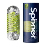 TENGA SPINNER 03 SHELL - wiederverwendbarer Masturbator mit Dreh-Funktion.
